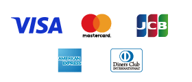 VISA・MasterCard・Amex・Diners