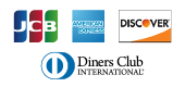 クレジットカード決済(JCB・Amex・Diners・DISCOVER)